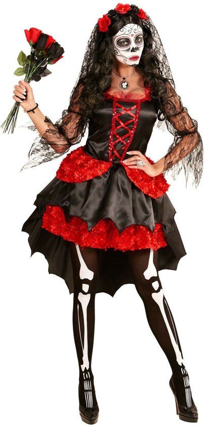 Widmann Mazarita Bride Costume - Dia De Los Muertos - Women's XS - Halloween