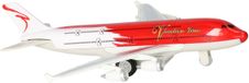 Goki Avion - 19 cm - rouge/blanc - moteur à rétraction - Enfants