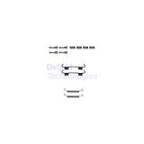 Delphi LY1297 Montageset voor remmen