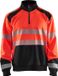 Blåkläder Sweatshirt halve rits High Vis 3556-2528