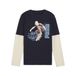 PUMA MID90S gelaagd longsleeve B