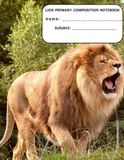 LION PRIMARY COMPOSITION NOTEBOOK