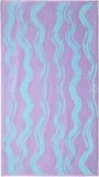 Vossen Serviette de plage Vossen coast lines lavande 100x180