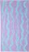Vossen Serviette de plage Vossen coast lines lavande 100x180