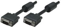 Manhattan 372183 VGA kabel 15 m VGA (D-Sub) Zwart