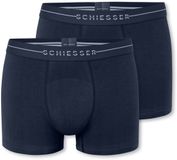 Schiesser 2PACK Shorts Cotton Flex Heren Onderbroek donkerblauw