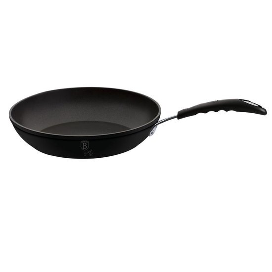 Berlinger Haus Black Professional Line koekenpan 30 cm BH/6118 zwart roestvrij staal 18/8