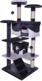 Topmast Krabpaal - Kattenpaal - Mickey - 50 x 50 x 132 cm - Grijs wit