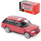 CMJ Range Rover Sport 1:43 modelauto van spuitgietwerk, rood, gedetailleerd verzamelmodel, officieel gelicentieerd product