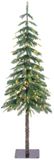 Black Box Trees Lodge Kunstkerstboom met Verlichting en Timer- en Dimfunctie - H155 x Ø48 cm - Groen