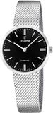 Festina Swiss Made F20075/4 Dameshorloge Staal Zwart Saffierglas 5 ATM