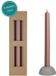 Merkloos Ideas 4 Seasons Dinerkaars Bliss roze set a 3 stuks
