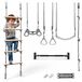 HyperMotion Klimset 6-in-1 - Multifunctionele trainingsstang met klimladder, rekstokken en schommel voor kinderen en volwassenen - geschikt voor binnen- en buitengebruik