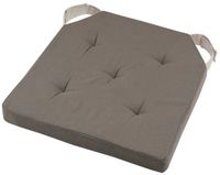 Merkloos Stof Textile stoelkussen DUO - taupe