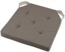 Merkloos Stof Textile stoelkussen DUO - taupe