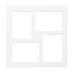 Walther PA444W Passe-partout - Frameformaat 40x40 cm - 4 Uitsparingen voor 4 foto's 13x18 cm - Sneeuw Wit