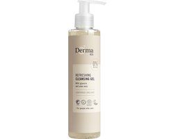 Derma Eco Gezichtsreiniger en Make-up Remover Gel - Hypoallergeen - Parfumvrij - Met Aloë Vera - 200 ml