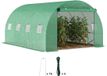 Outsunny Tunnelkas - Gegalvaniseerd staal - 298x398x198cm - Groen
