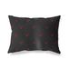BonaMaison Rood-Zwart Decoratieve Kussensloop, Kussenhoezen Bank, Decoratieve Kussenhoesjes, Kussensloop; Sofa, Slaapkamer, Kantoor, Auto 45x60 Cm - Ontworpen en vervaardigd in Turkije