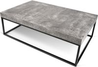 TemaHome Salontafel Petra 120x75 industrieel - betonlook