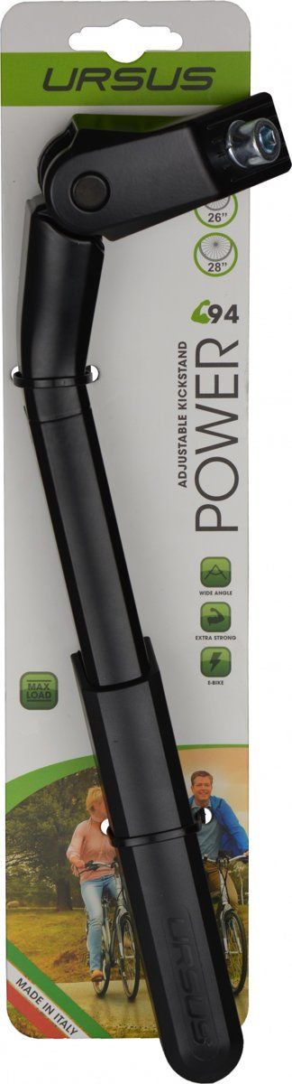 TranzX Rivel Ursus stand Power verst zw - Fietsstandaard - 26-28 inch - Zwart