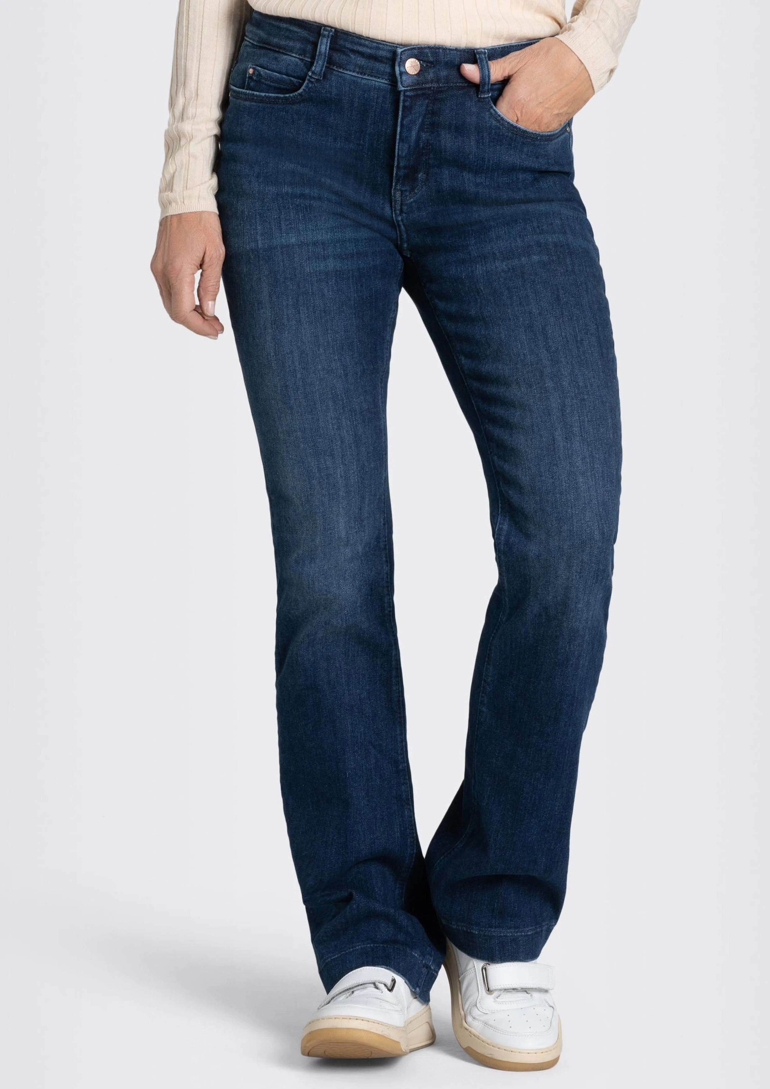 MAC Dream Boot Bootcut Jeans - Blauw