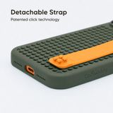 Callbuddy Hoesje met Strap geschikt voor Apple iPhone 17 Pro Max - Camo Orange