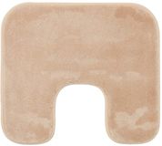 Gözze Premium Antislip Badmat met Uitsparing, RIO, 100% Microvezel, Zand, 50 x 45 cm