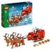 LEGO Arrenslee Kerst Bouwpakket voor Kinderen met Speelgoed Dieren Figuren van Rendieren, Plus een Kerstman Poppetje, Schoencadeau of Kerstcadeau voor Meisjes en Jongens 40499