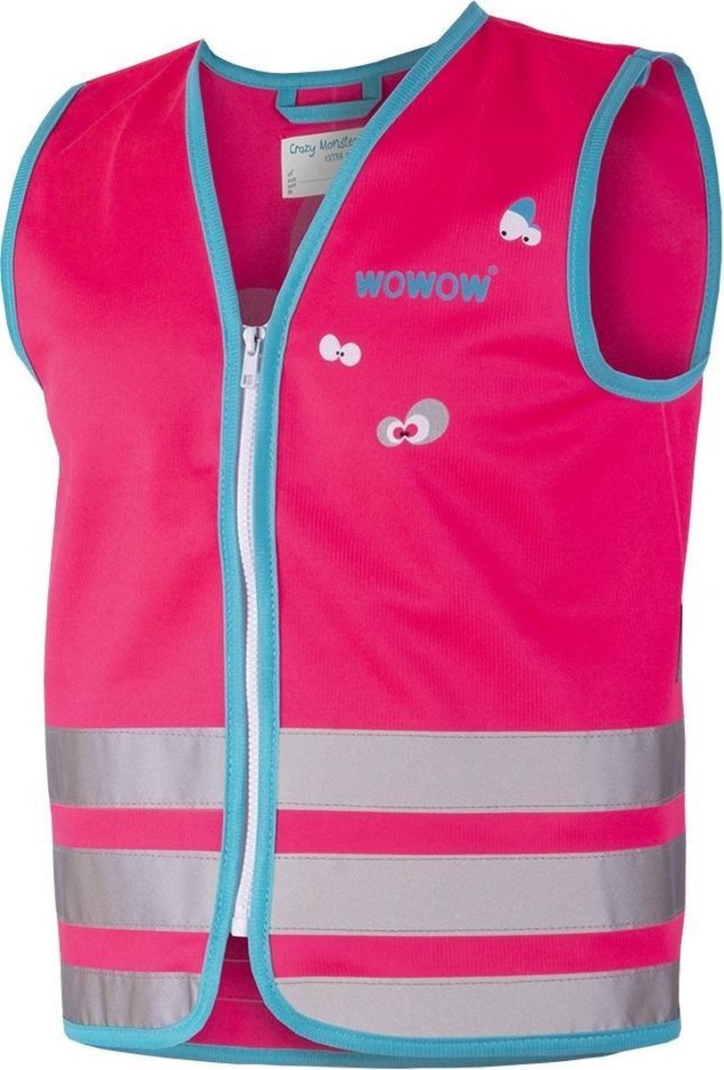 Wowow Crazy Monster Jacket Pink S - Fluohesje EN 1150 kind