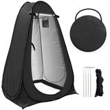 Merkloos Douchetent toilettent - Pop-up tent - Waterdicht polyester - 1,2 x 1,2 x 1,9 m - Met draagtas