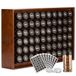 AllSpice Houten kruidenrek, inclusief 60 potten van 118 ml - walnoot