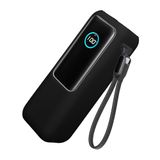 kwmobile Siliconen powerbank hoes voor Anker Power Bank 25000mAh (A1695H11) case - battery case - Powerbank beschermhoes in zwart