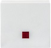 OPUS® RESIST vlakwip uitvoering met rood signaaloog, kleur zuiver wit