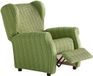 Martina Home Stoelhoes, elastisch Relax 32x42x8 cm groen