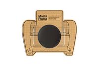 Premium MastaPlasta Premium zelfklevende lederen reparatiepatch - donkerbruine cirkel van 8 cm