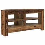 vidaXL HoekTVKabinet 102 x 41 x 50 cm Oud hout Bewerkt hout