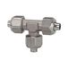 Riegler T-connector, voor slang 8/6 mm, roestvrij staal 1.4404