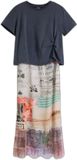 Desigual Dames t-shirt jurk Collage