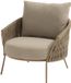 4 Seasons Outdoor Molina lounge tuinstoel Bruin / Terre, Amber