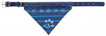 Trixie Collier avec écharpe Indigo 37-47cm x 20mm
