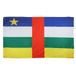 AZ FLAG Centraal-Afrikaanse vlag 150 x 90 cm met 4 ogen, centraal Afrikaans paviljoen voor balkon of muur