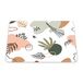 Bonamaison Rechthoekige muismat met digitale print, antislip onderkant, voor kantoor en thuis, 22 x 18 cm