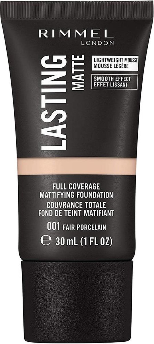 Rimmel London Rimmel Lasting Matte Foundation - 001 Fair Porcelain