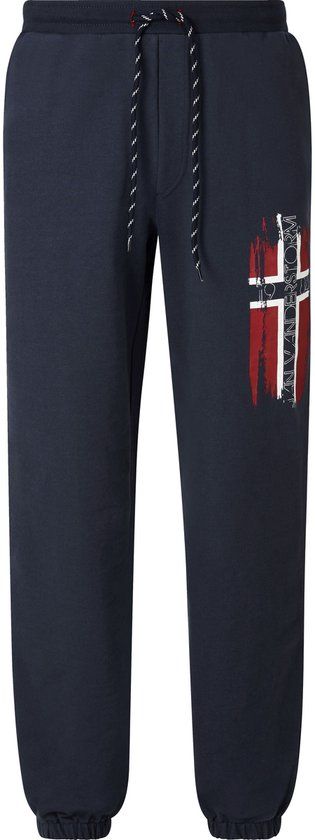 Jan Vanderstorm heren Joggingbroek - 80/82 - donkerblauw - Plus Size