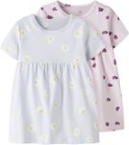 NAME IT - NBFVANDORA 2P SS DRESS BOX Robe Fille