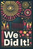 We Did It!: A Celebration Notebook for Teams, Colleagues, Volunteers and Shared Success