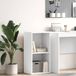vidaXL Boekenkast 40x30x76,5 cm bewerkt hout wit