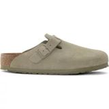 Birkenstock Boston Suède Slippers Senior Beige 36
