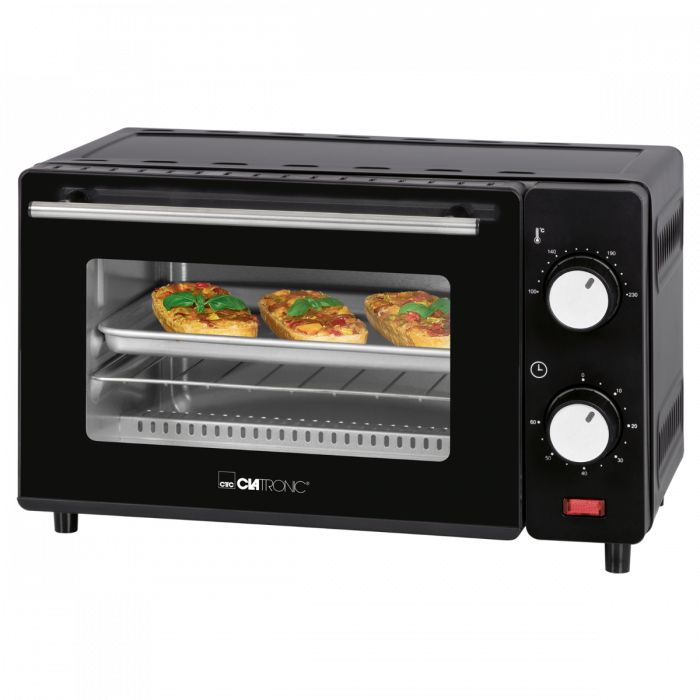 Clatronic MB 3746 Mini Oven - 8L - Black - Grill Function